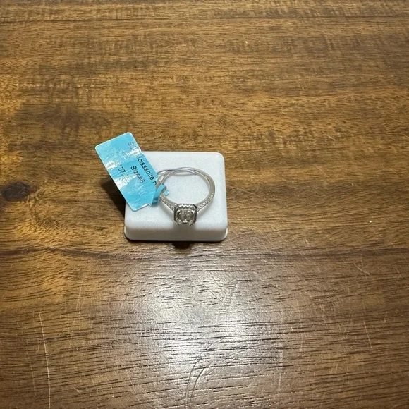 Size 8 sterling silver 925 moissanite ring 2.21 CRW VVSD color - Picture 3 of 4